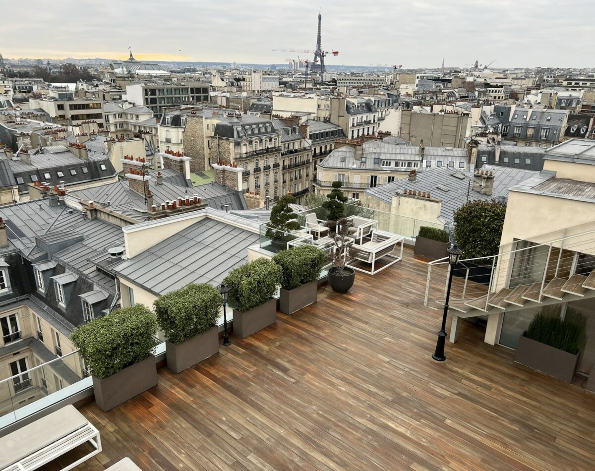 aménagement terrasse extérieure paysagiste paris | terrasse parisienne